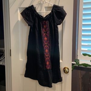 Off the shoulder navy dress size medium